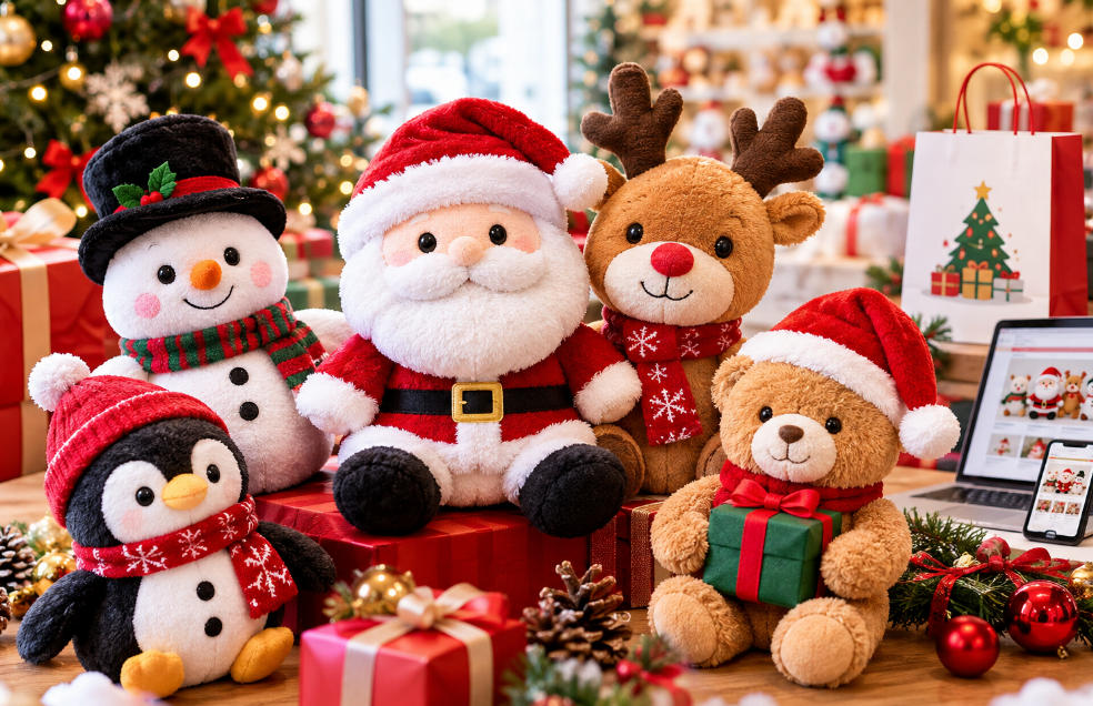 Christmas Plush Toys for Holiday Marketing