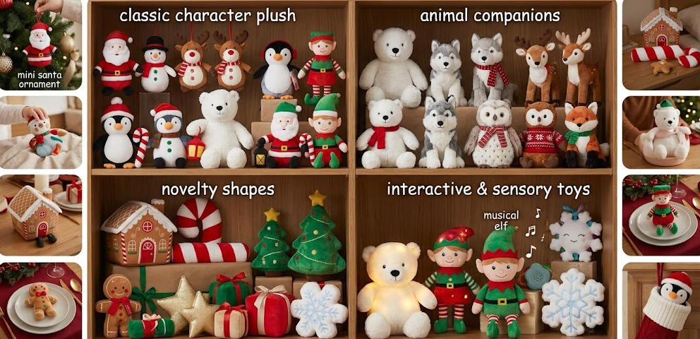 Various Types of Christmas Plush Toy Designs